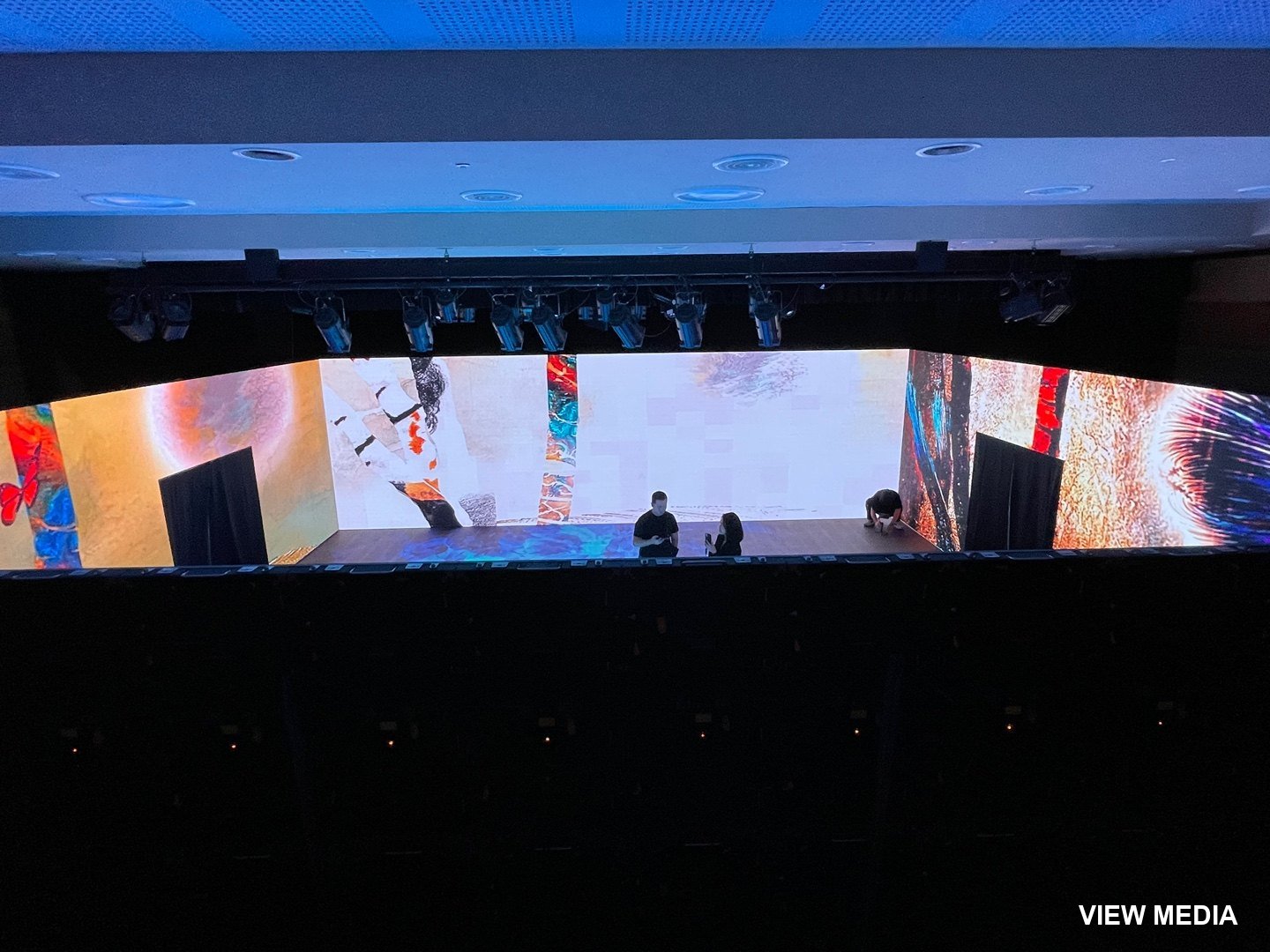 체험존 입구에서 본 각도