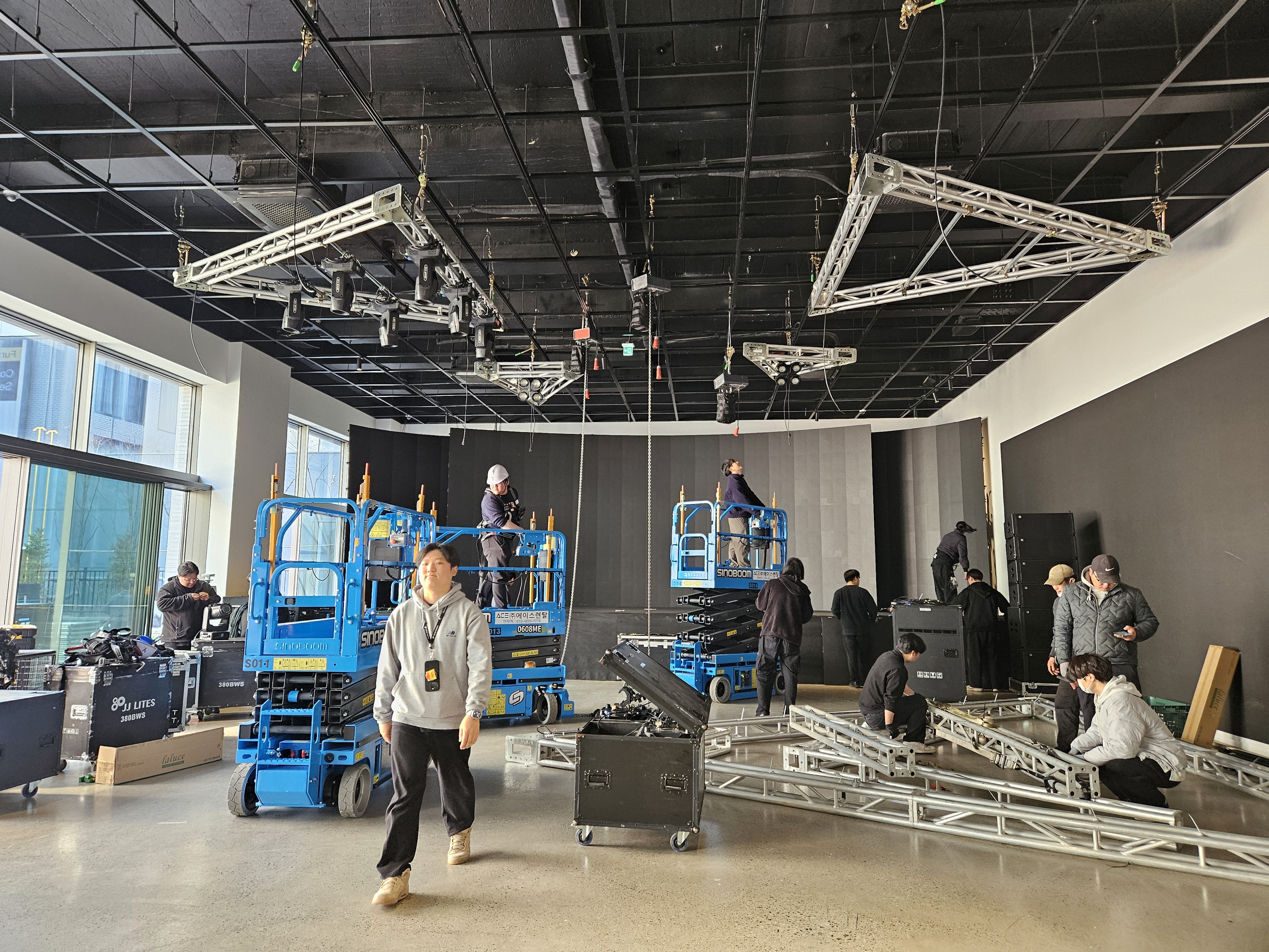 Flying the truss rig